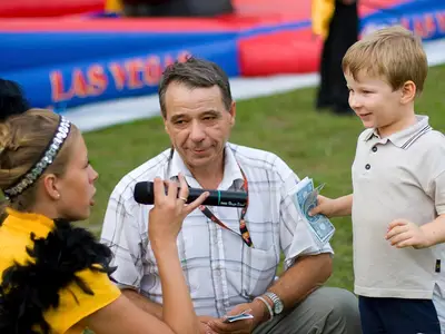 Animator zabaw z mikrofonem - Park Atrakcji Las Vegas - Organizacja Imprez, Pikników, Festynów