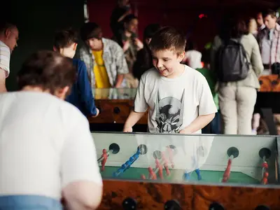 Mistrzostwa w piłkarzyki na 3 stołach - Park Atrakcji Oktoberfest - Organizacja Imprez, Pikników, Festynów