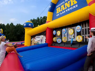 Napad na bank - Park Atrakcji Las Vegas - Organizacja Imprez, Pikników, Festynów