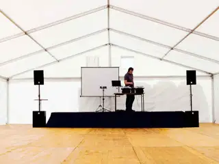 Podest sceniczny - Organizacja Imprez, Pikników, Festynów