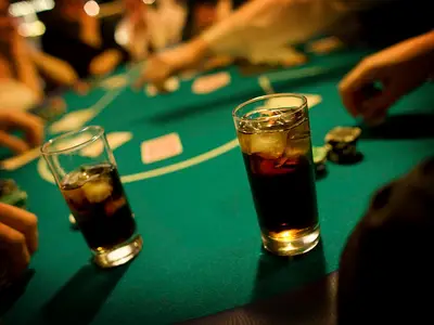 Poker texas holdem z obsługą krupiera - Zestaw Tematyczny lata 20 i 30 - Organizacja Imprez, Pikników, Festynów