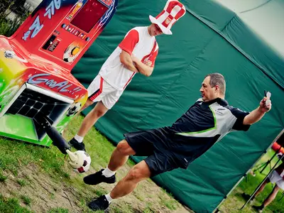 Siłomierz kopacz - Park Atrakcji Mega Piłkarski - Organizacja Imprez, Pikników, Festynów