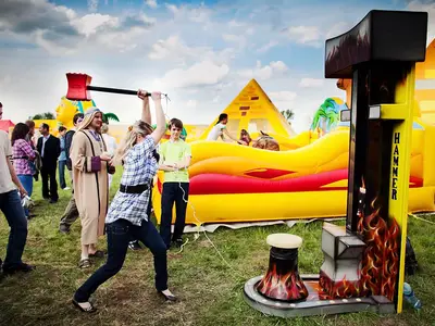 Siłomierz młot - Park Atrakcji Arabski - Organizacja Imprez, Pikników, Festynów