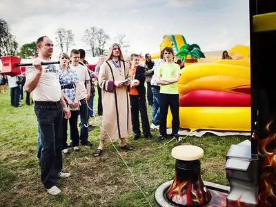 Siłomierz młot - Park Atrakcji Arabski - Organizacja Imprez, Pikników, Festynów