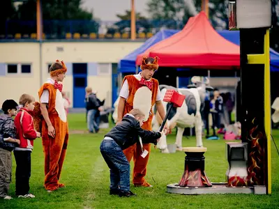 Siłomierz młot - Park Atrakcji Ekologiczny - Organizacja Imprez, Pikników, Festynów