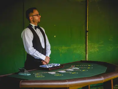 Zabawa w pokera z obsługą krupiera - Park Atrakcji Las Vegas - Organizacja Imprez, Pikników, Festynów